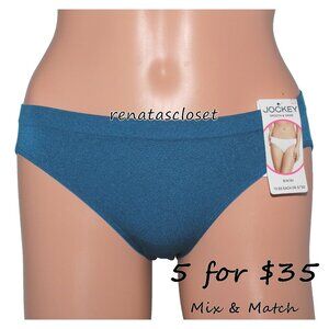 Jockey Women's Smooth & Shine Seamfree Bikini Panty NWT